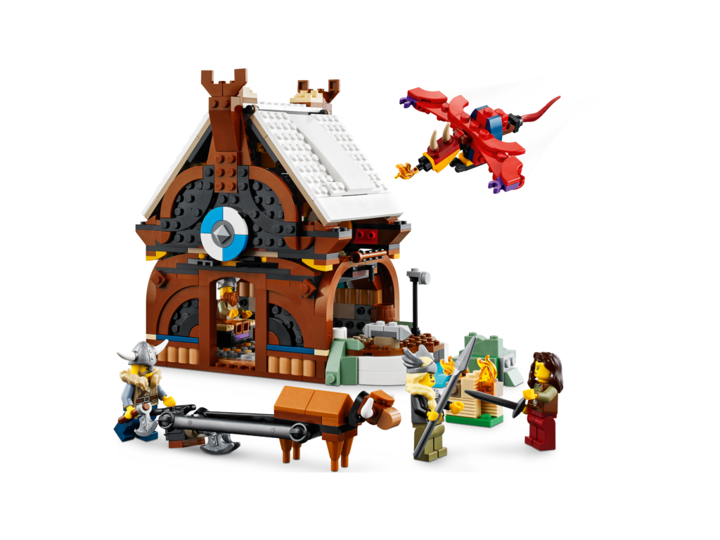 LEGO Creator 3 in 1 31132 Viking Ship and the Midgard Serpent 4 1024x768