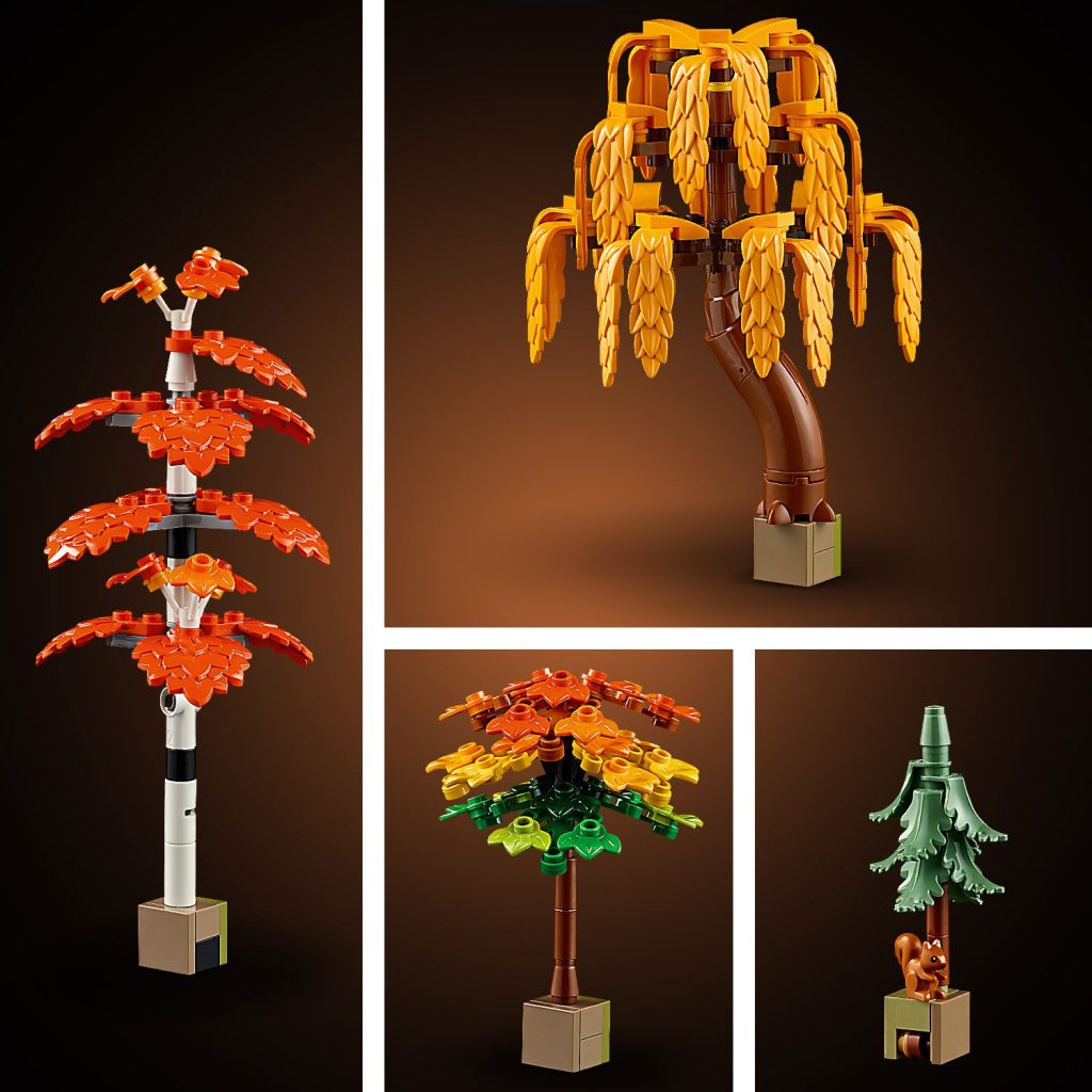 LEGO Icons 11372 Autumn Cottage Garden trees 1024x1024