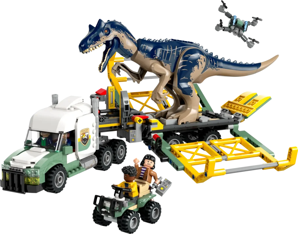LEGO Jurassic World 76966 Dinosaur Missions Allosaurus Transport Truck 3 1024x805