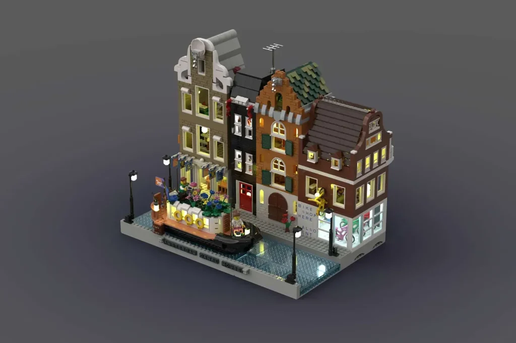 LEGO Ideas amsterdam canal 1 1024x682