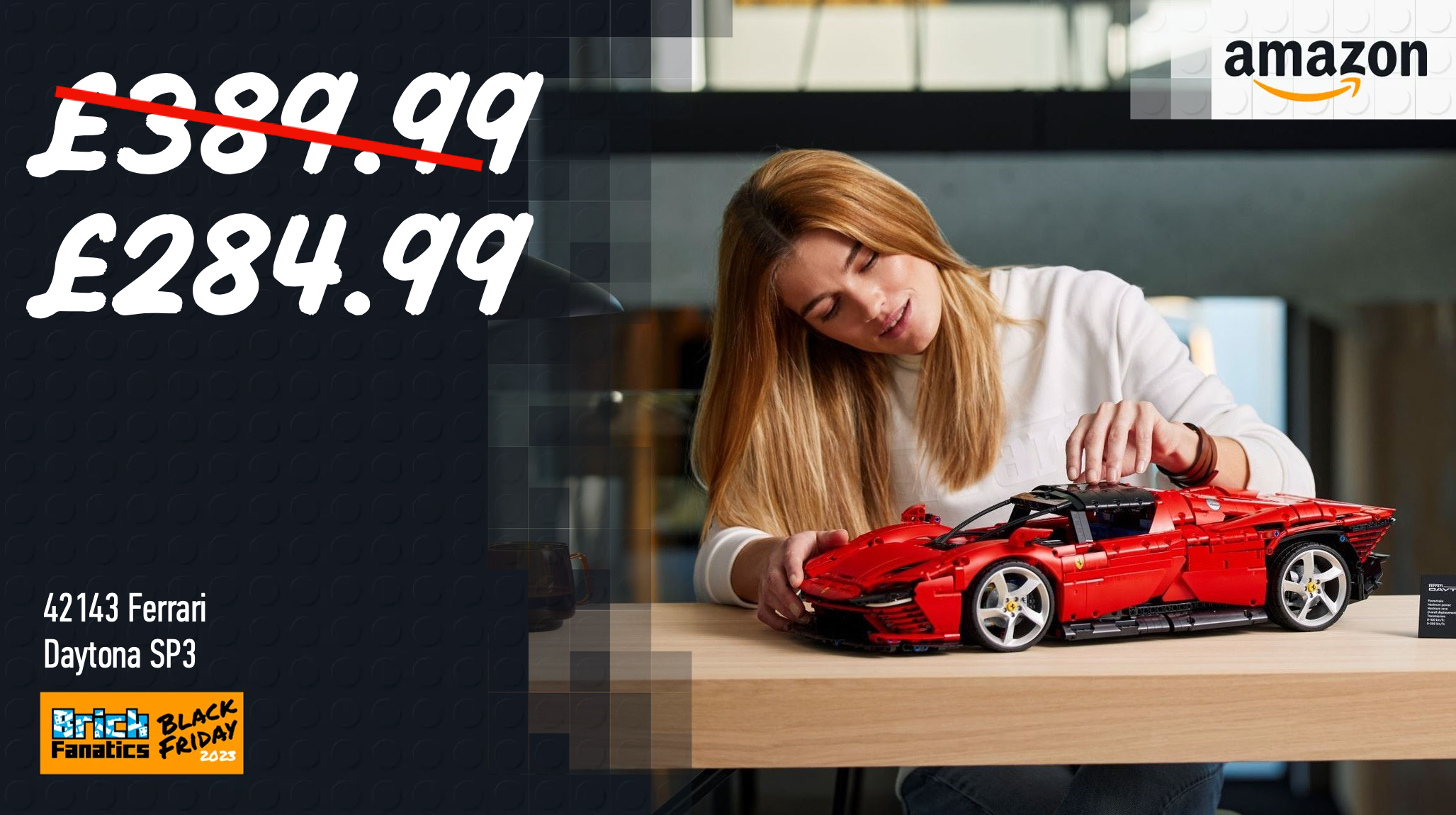 Race away with over £100 off LEGO Technic’s ultimate Ferrari