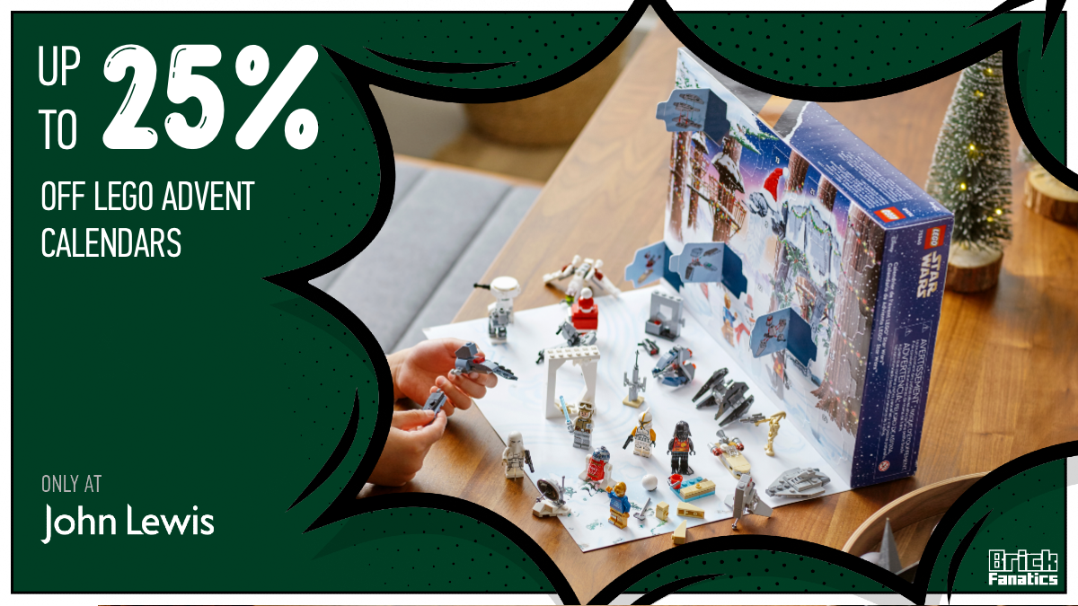 LEGO advent calendars in stock and heavily discounted at John Lewis