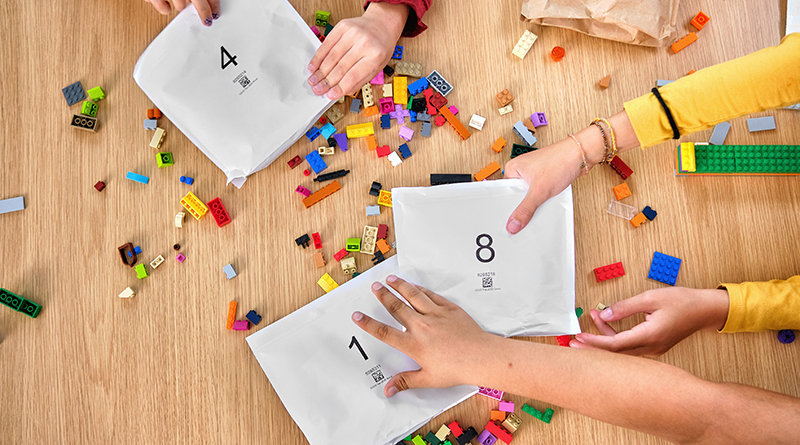 Paper bags for LEGO sets, but not Collectible Minifigures