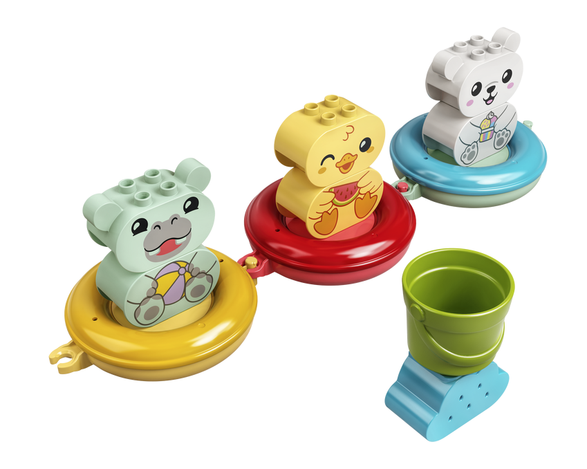 10965 Bath Time Fun Floating Animal Train