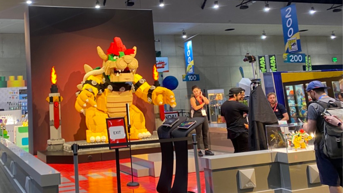 LEGO reveals epic build process of 14-foot King-Sized Bowser for SDCC