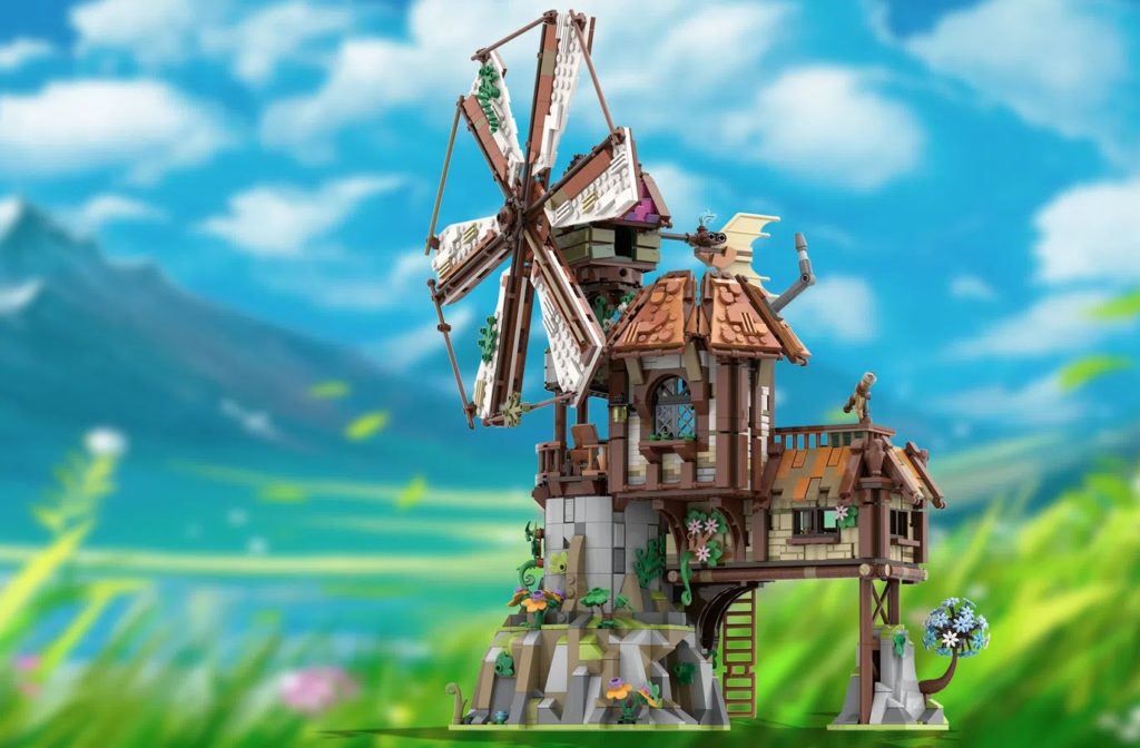 BrickLink Designer Program The Mountain Windmill
