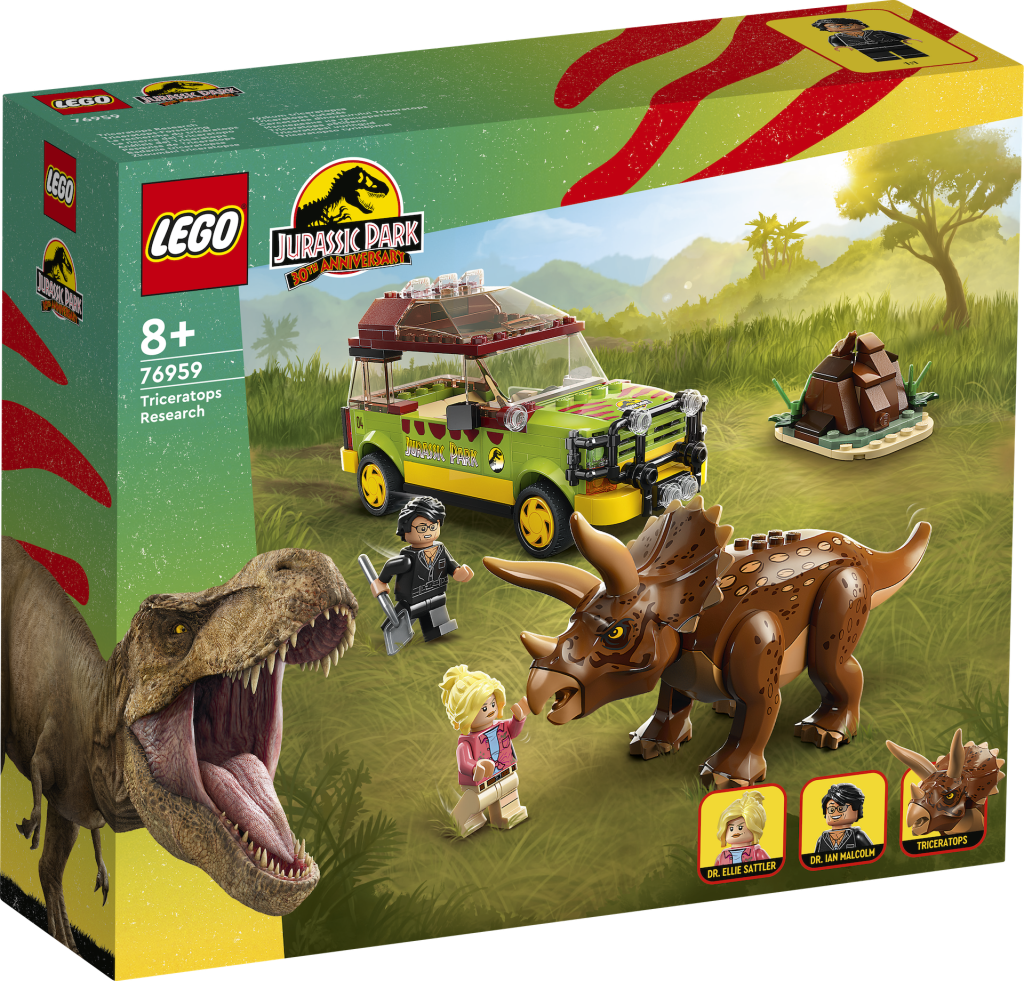 LEGO Jurassic Park 76959 Triceratops Research 1 1024x981
