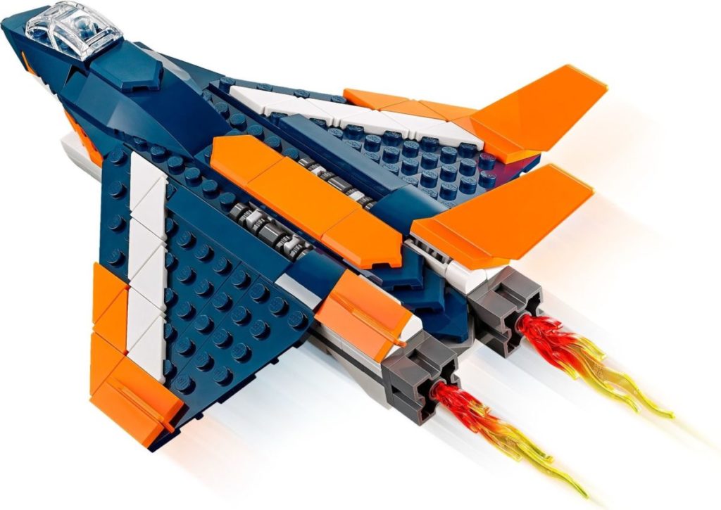LEGO Creator 3 in 1 31126 Supersonic Jet 3 1024x725