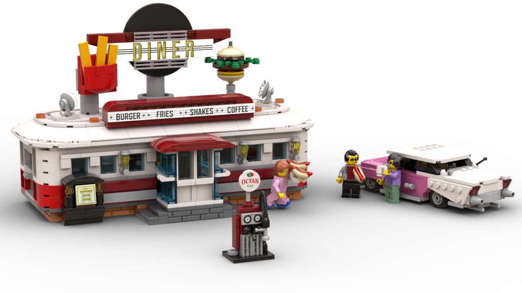 BrickLink Designer Program 1950s Diner