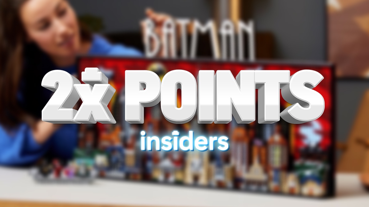 Score double Insiders points on (nearly) all LEGO Batman sets