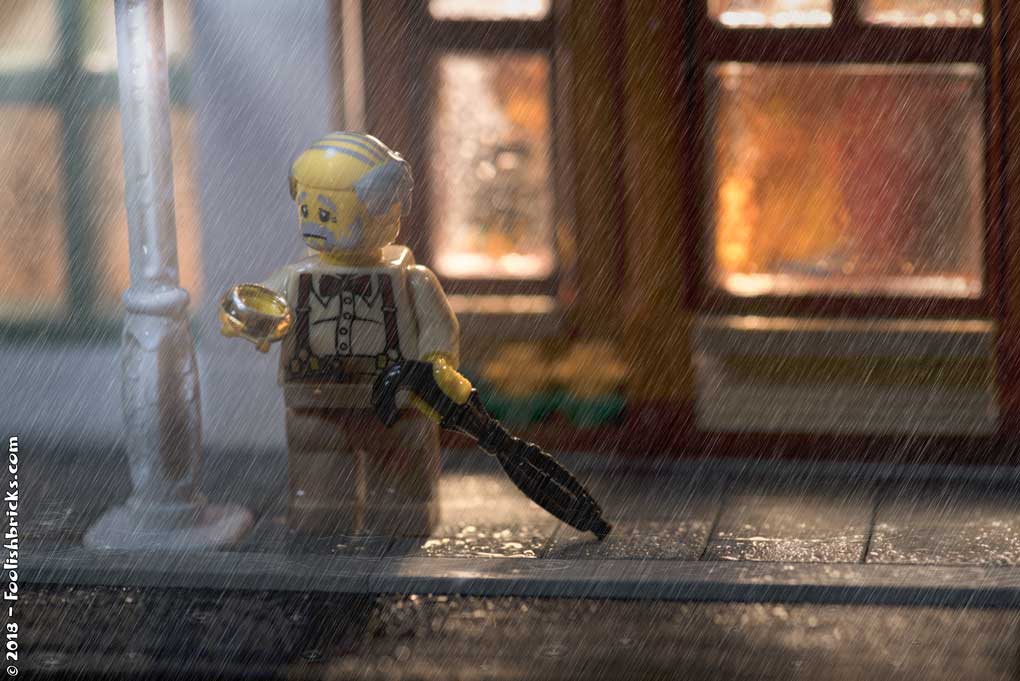 Brick Pic of the Day: Lonely old man