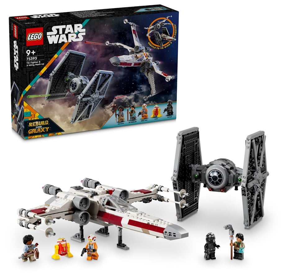 LEGO Star Wars 75393 TIE Fighter and X Wing Mash up 1