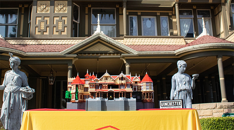 LEGO replica unveiled at the Winchester Mystery House