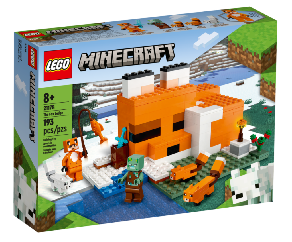 LEGO Minecraft 21178 The Fox Lodge box 1024x849