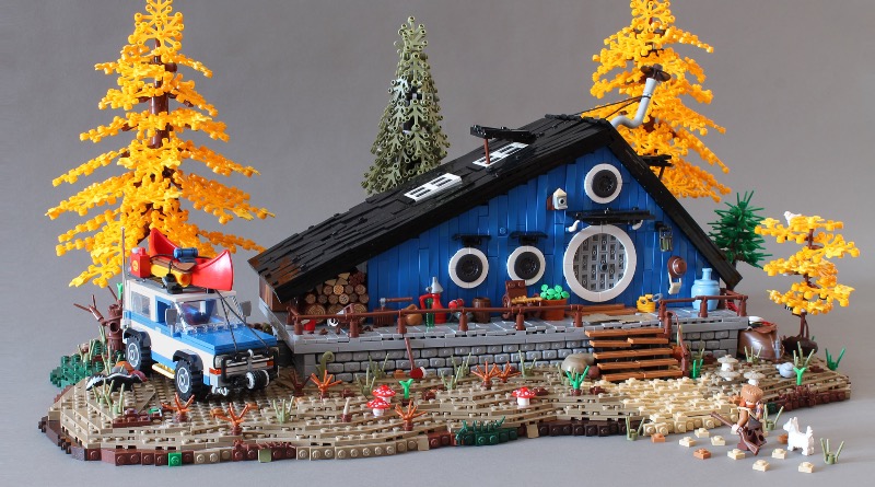 Brick Pic of the Day: The Blue Cottage