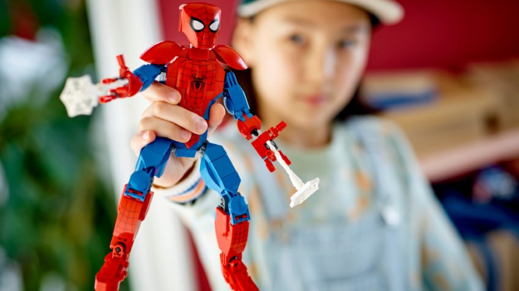 LEGO Marvel 76226 Spider Man figure lifestyle 1 held featured 1024x576