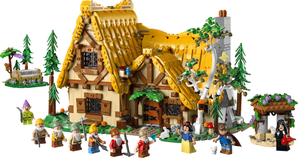 LEGO Disney 43242 Snow White and the Seven Dwarfs Cottage 3 1024x543
