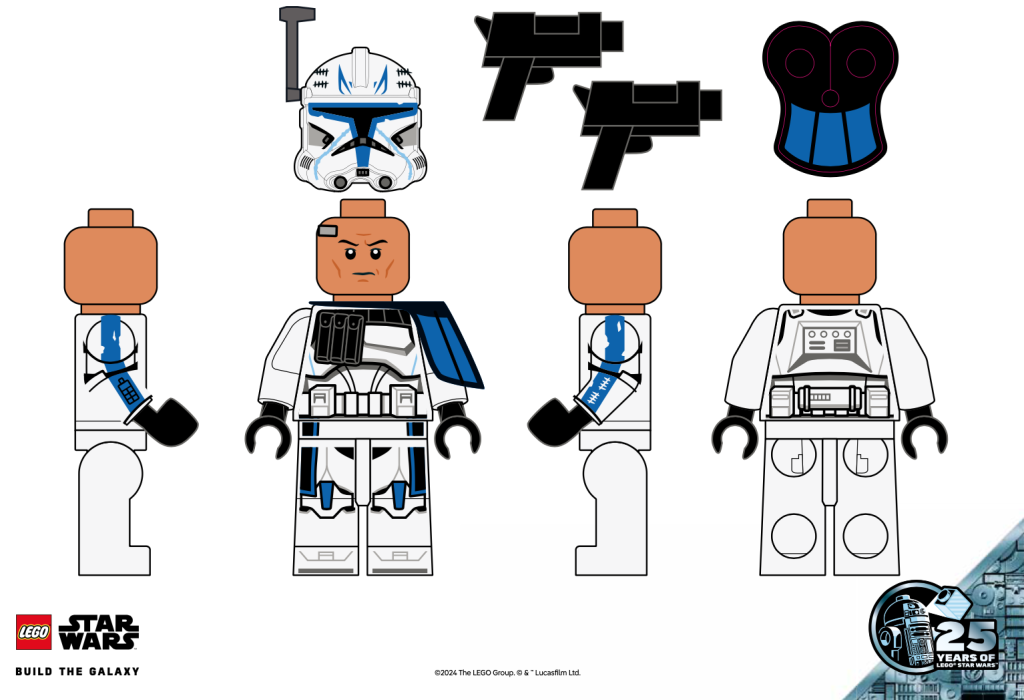 LEGO Star Wars 25 Second Film Festival Minifigure Sheet 6 1024x700