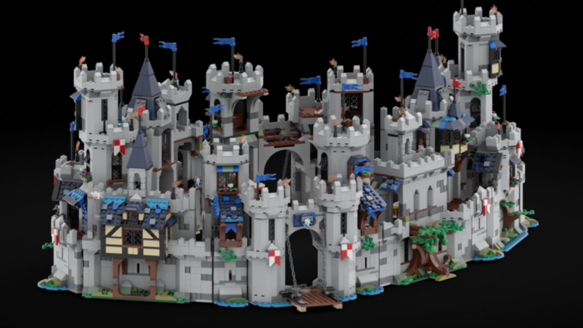 How to combine not two, not three, but six LEGO Horse Knight Castles