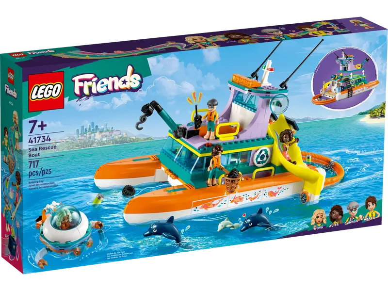 LEGO Friends 41734 Sea Rescue Boat Box
