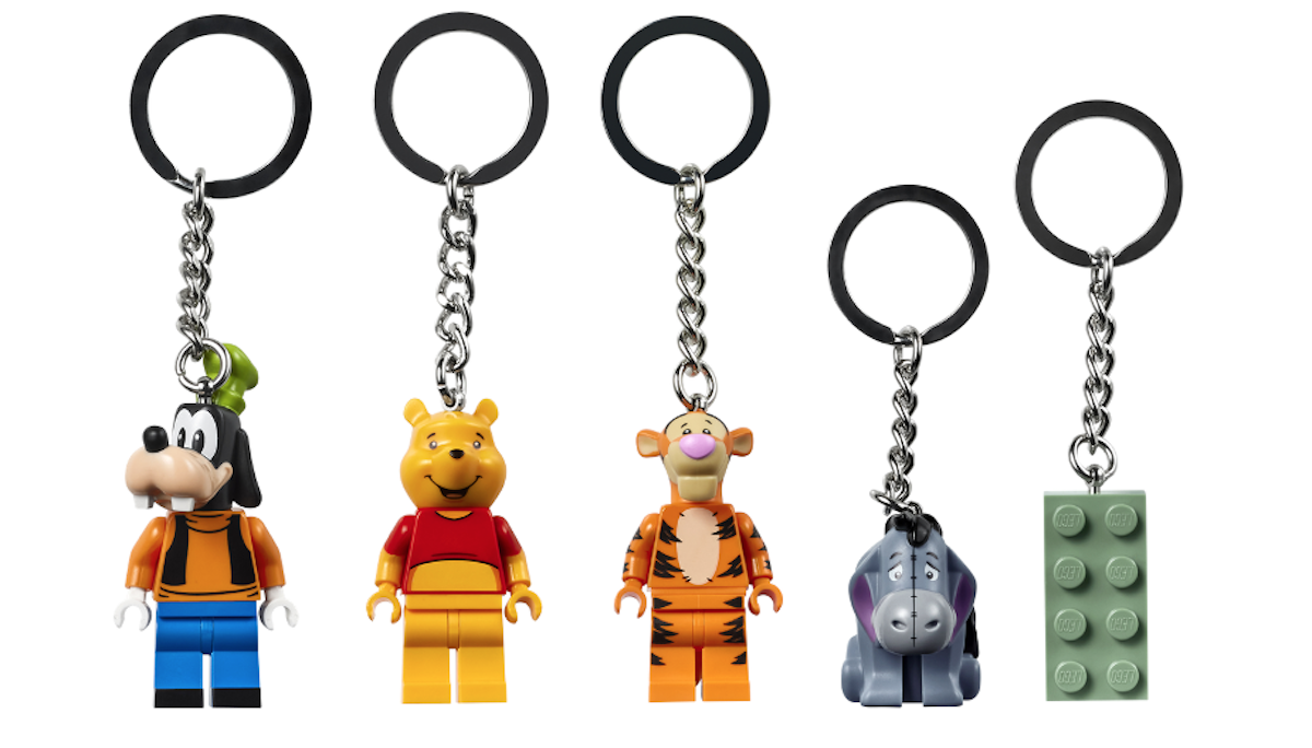 Five new LEGO keyrings added to the official online store