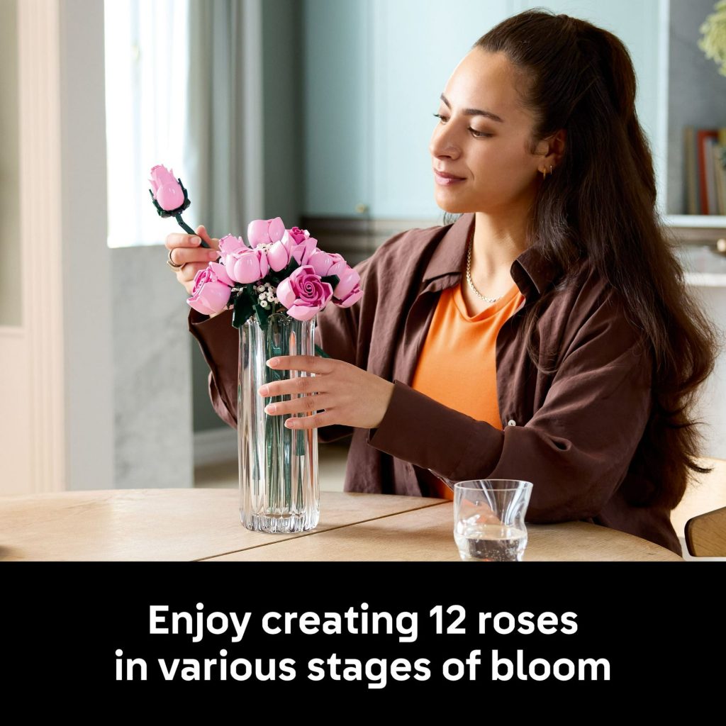 LEGO Botanicals 10374 Bouquet of Pink Roses 4 1024x1024