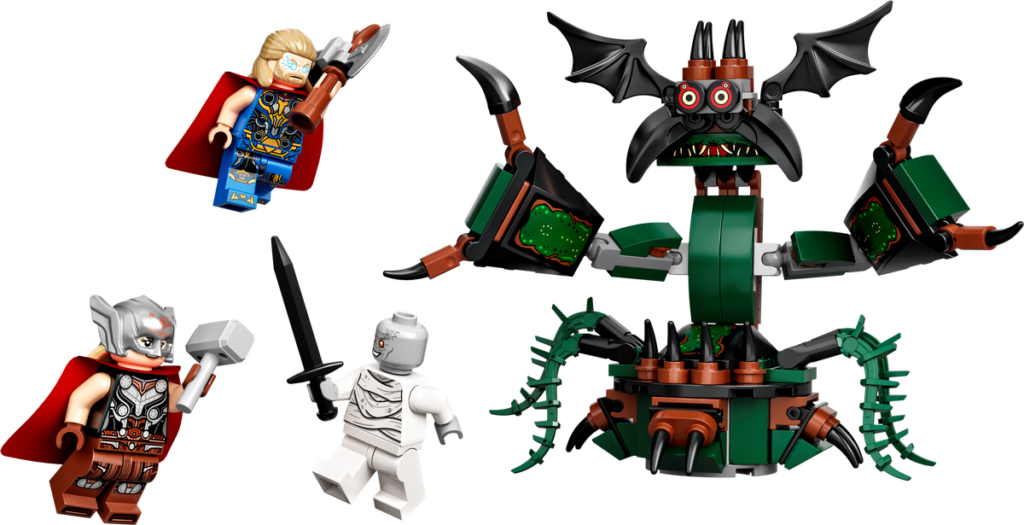 LEGO Marvel 76207 Attack on New Asgard contents 1024x525