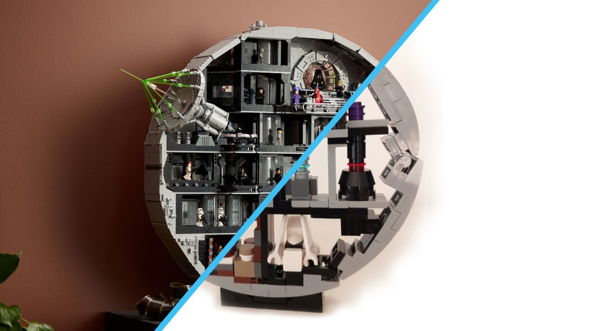 UCS LEGO Death Star gets the Micro NINJAGO City treatment
