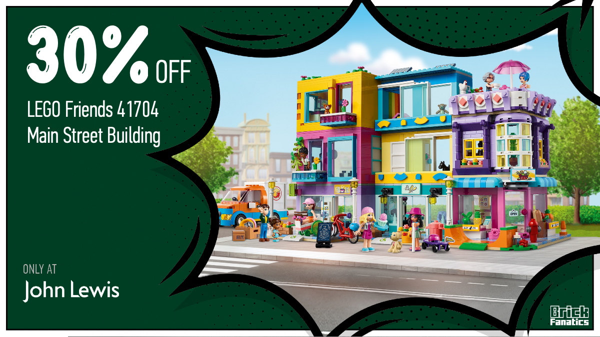 Retiring soon: 30% off LEGO Friends 41704 Main Street Building right now