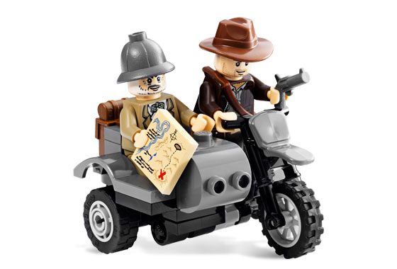 7620 Indiana Jones Motorcycle Chase Indy and Henry