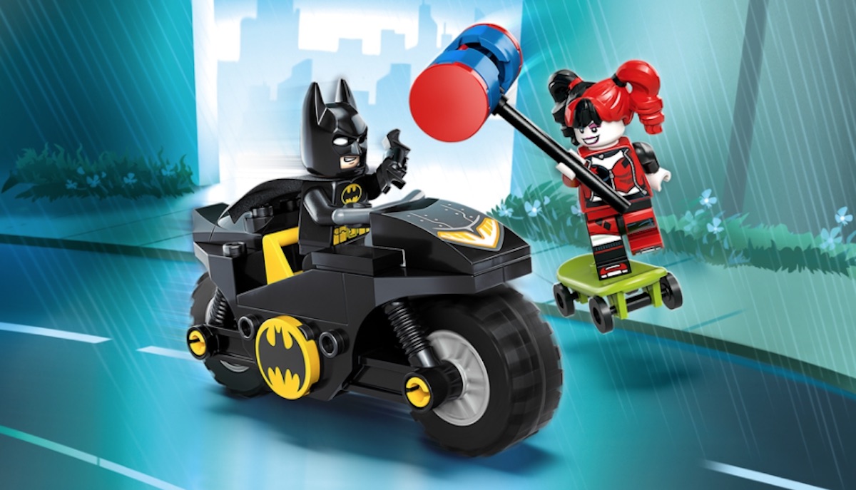 LEGO DC's first 2023 product is... a Batman vs. Harley Quinn book
