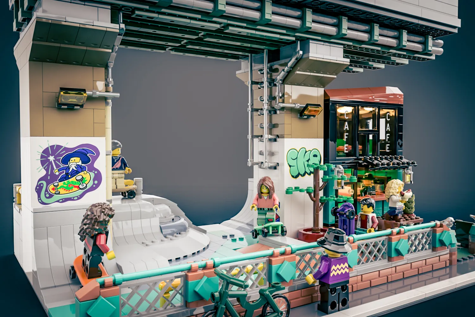 LEGO Ideas Overpass Park 2