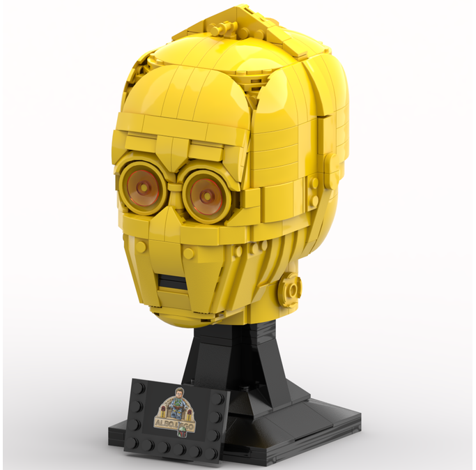 C 3po lego star wars helmet albo.lego