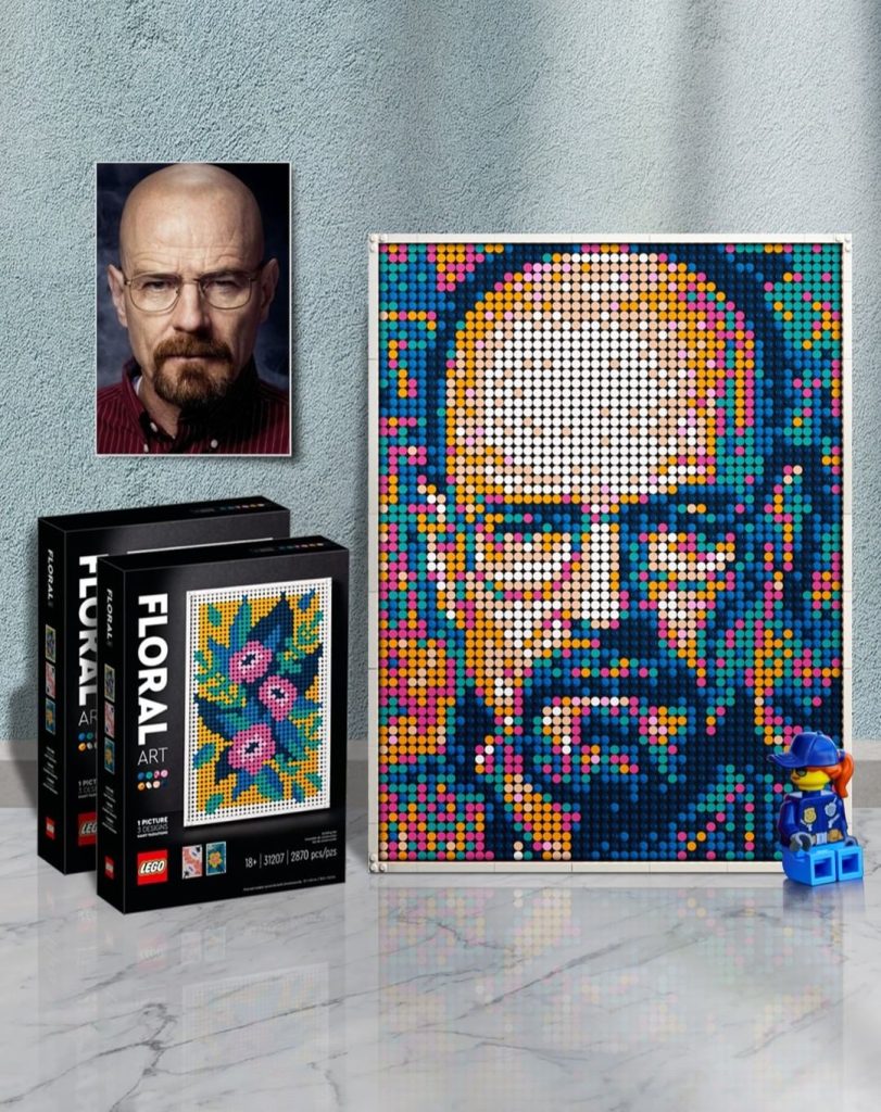 LEGO Art custom Walter White 811x1024