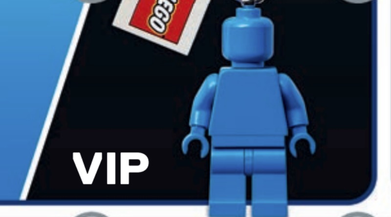 LEGO VIP Blue Keychain revealed