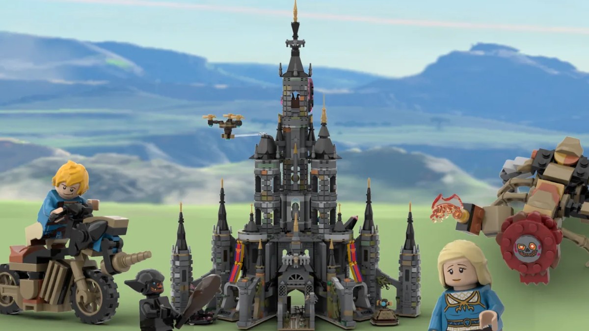 A Legend of Zelda Hyrule Castle project has hit 10K on LEGO Ideas