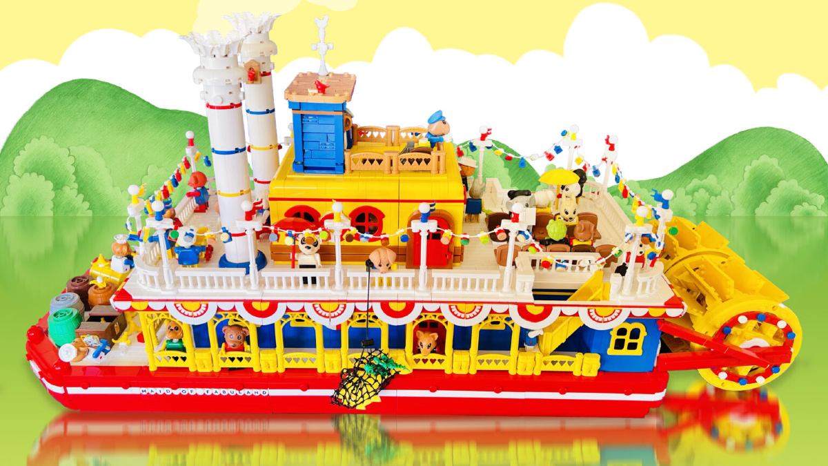 LEGO House plays host to unique Maid of Fabuland Steamboat build