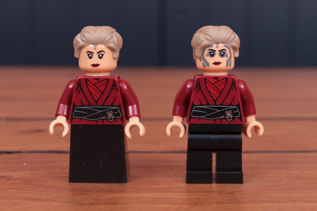 LEGO Star Wars 75385 Ahsoka Tanos Duel on Peridea minifigure comparison 8 1024x683