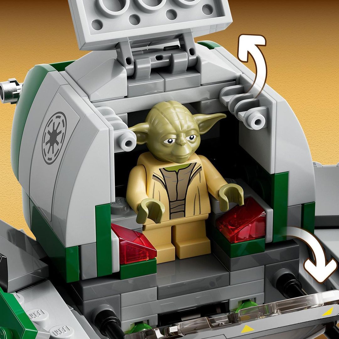 LEGO Star Wars 75360 Yodas Jedi Starfighter 5