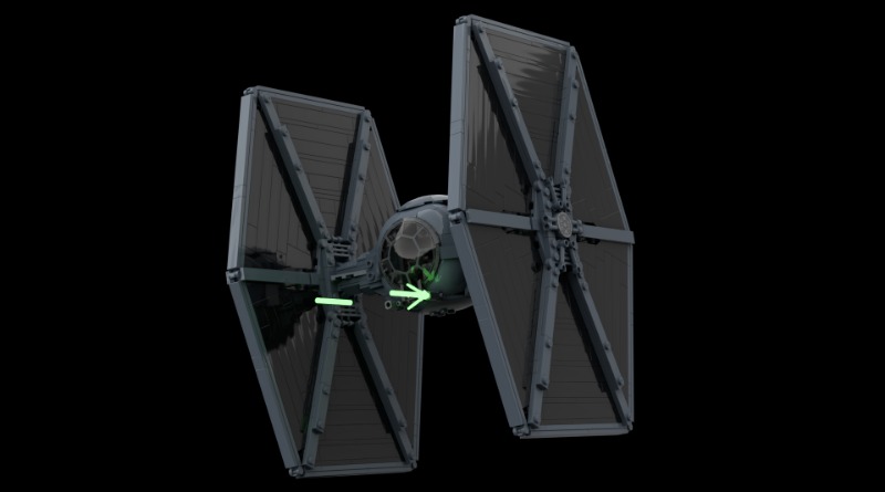 LEGO Star Wars TIE Fighters actually look awesome in sand blue