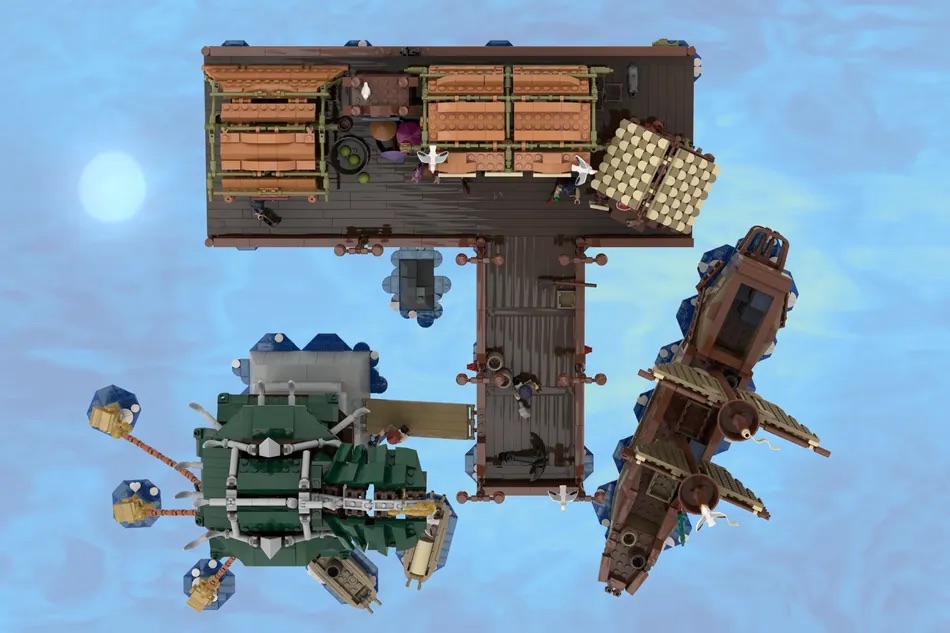 LEGO Ideas Genshin Impact Liyue Harbor Wharf 5