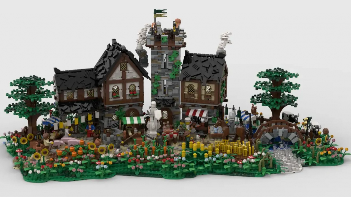 LEGO Ideas medieval model reaches review, but will probably go no further