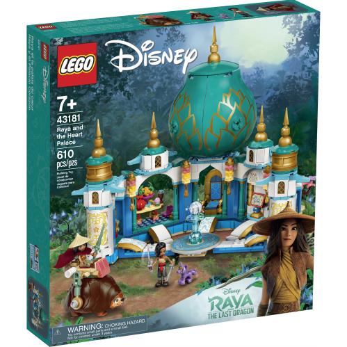 LEGO 43181 Raya and the heart palace box