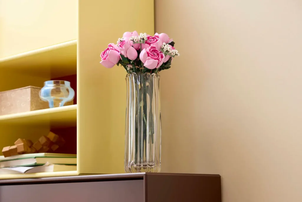 LEGO Botanicals 10374 Bouquet of Pink Roses Lifestyle  1024x684