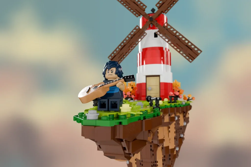 LEGO Ideas Gorillaz Flying Windmill Island 6 1024x682