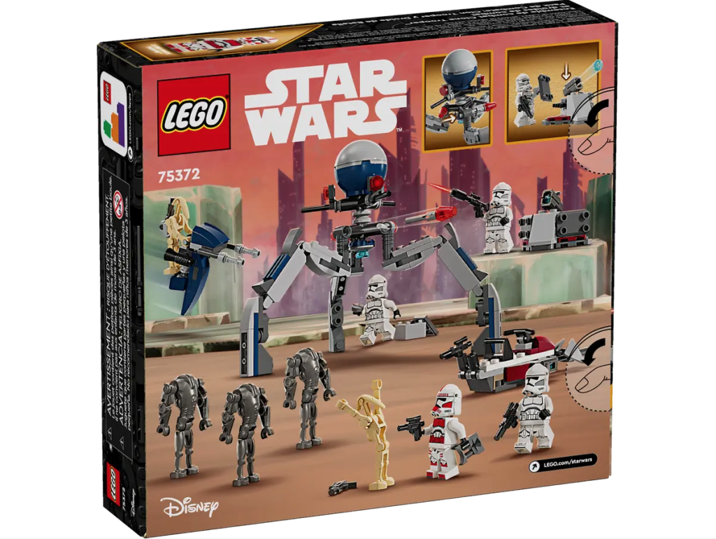 LEGO Star Wars 75372 Clone Trooper Battle Droid Battle Pack box back 1024x770