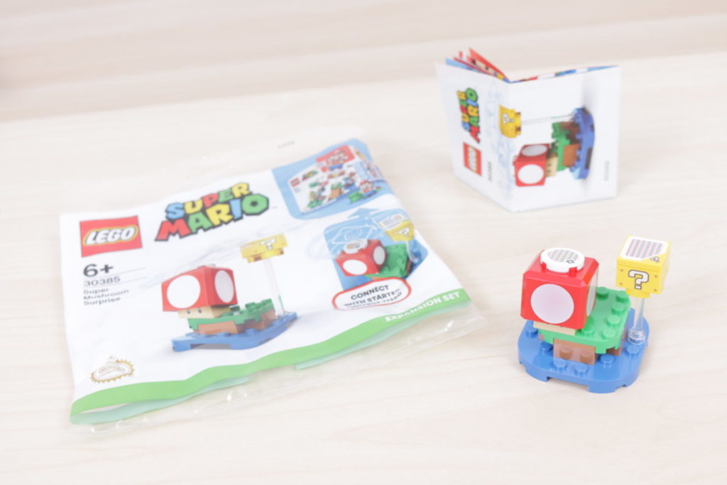 LEGO Super Mario 30385 Super Mushroom Surprise Expansion Set gift with purchase review 7 1024x683