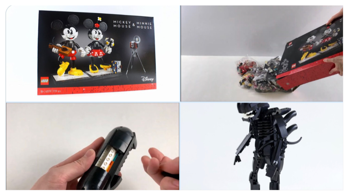 Japanese Twitter user turns Disney icons into a LEGO Alien