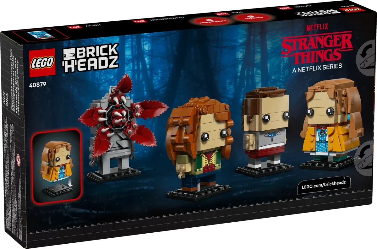 LEGO BrickHeadz Stranger Things 40879 Eleven Max Demogorgon and Holly Figures 2 1200x793