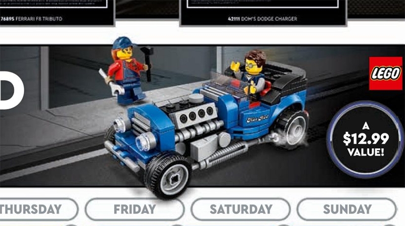 LEGO Creator 40409 Hot Rod to be promotional freebie in June
